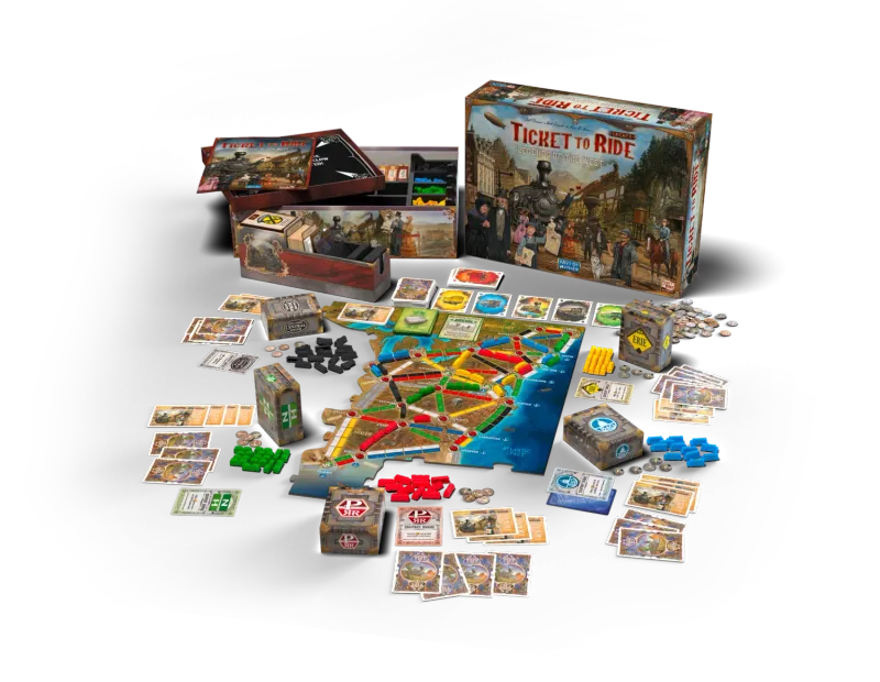 DOW7236 Ticket to Ride Legacy: Legends of the West - Boardgame