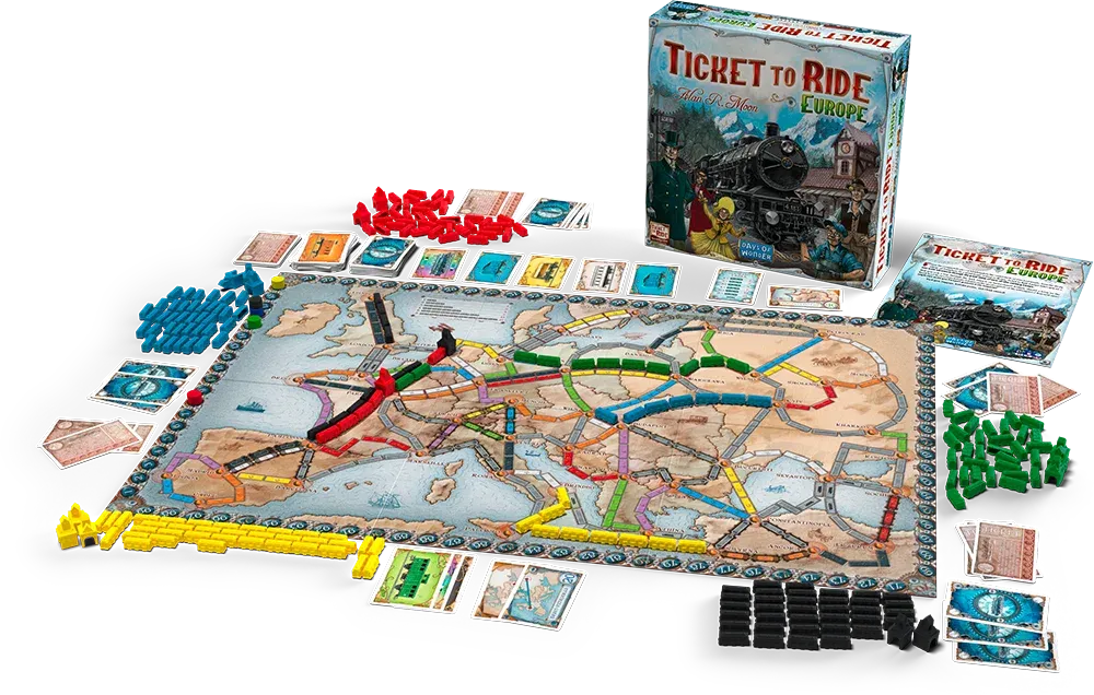 DO7202 Ticket to Ride: Europe - Boardgame