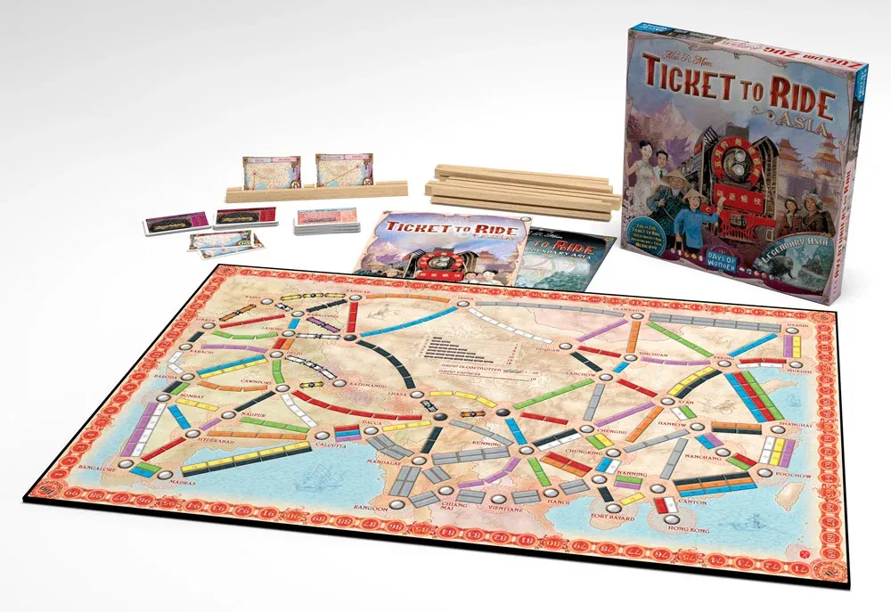 DO7213 Ticket to Ride: Asia Map Collection 1 - Boardgame