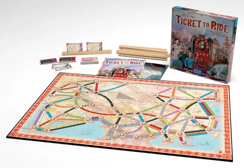 DO7213 Ticket to Ride: Asia Map Collection 1 - Boardgame
