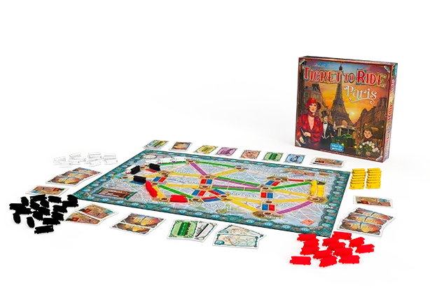 DOW720066 Ticket to Ride Paris - Boardgame