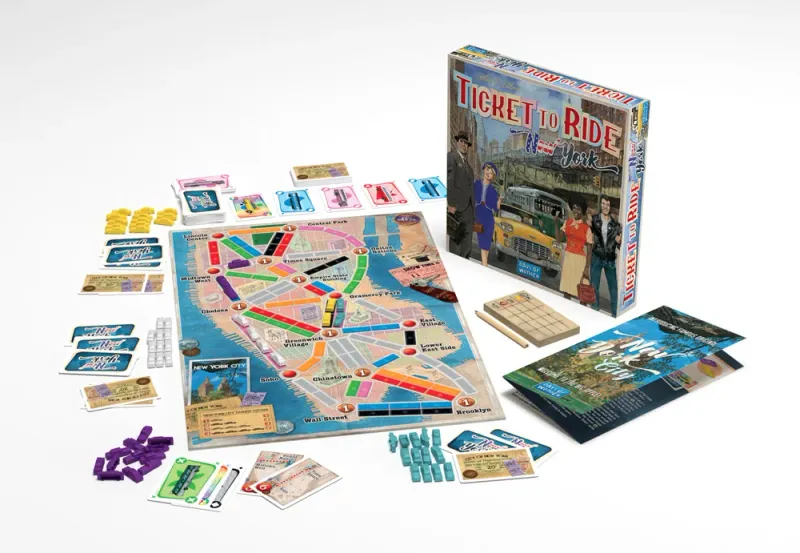 DOW7260 Ticket to Ride: New York - Boardgame