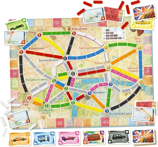 DO7261 Ticket to Ride: London - Boardgame