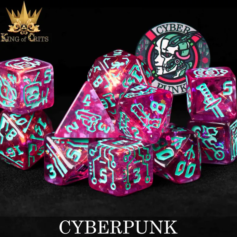 Cyberpunk - 11 Dice Set | default - #ER11PUNK