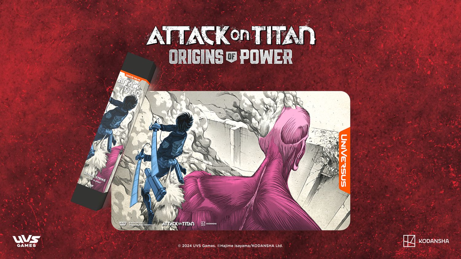 UniVersus TCG: Attack on Titan - Origins of Power - Playmat, Lethal Strike