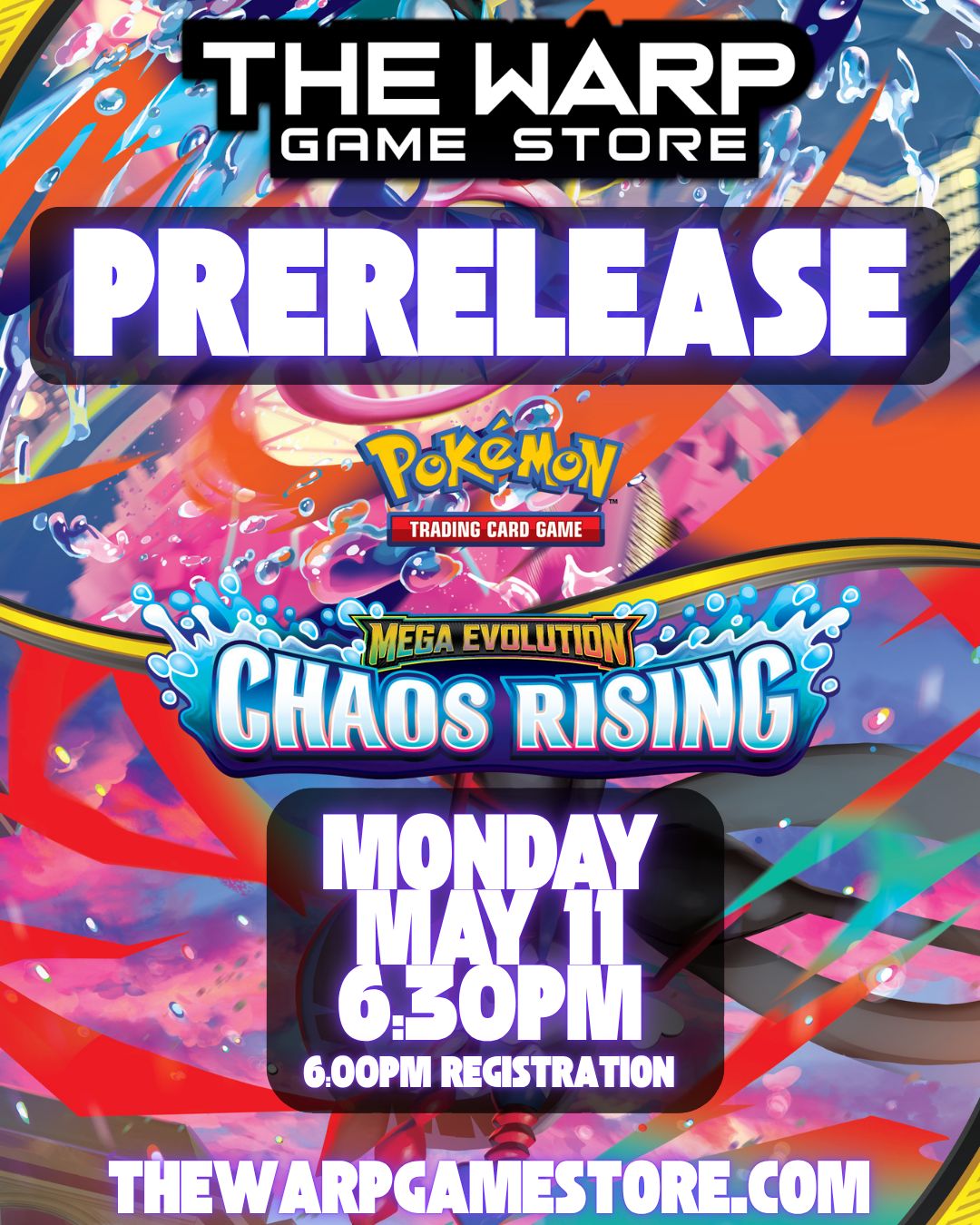 Chaos Rising Prerelease - May 11 6/630pm