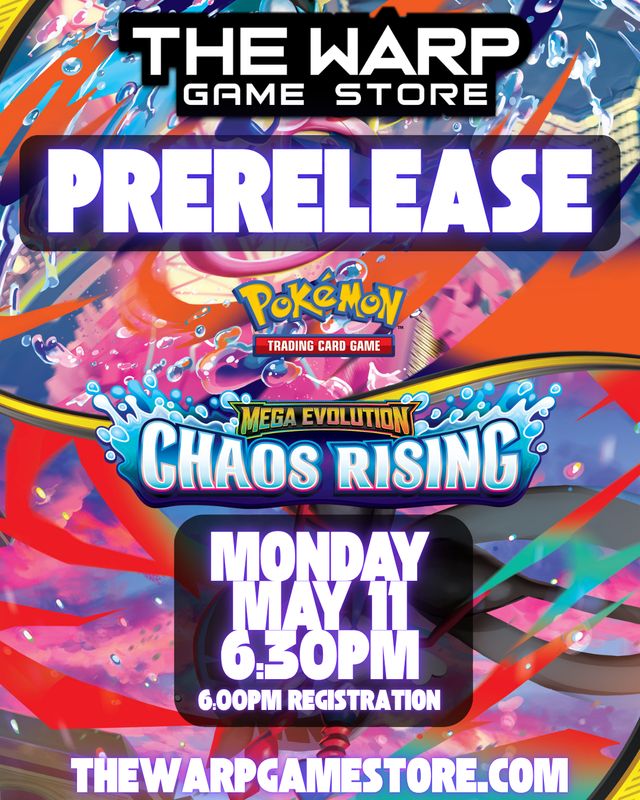 Chaos Rising Prerelease - May 11 6/630pm