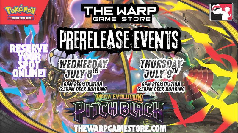 Pokemon - Pitch Black Prerelease - Wednesday 6pm
