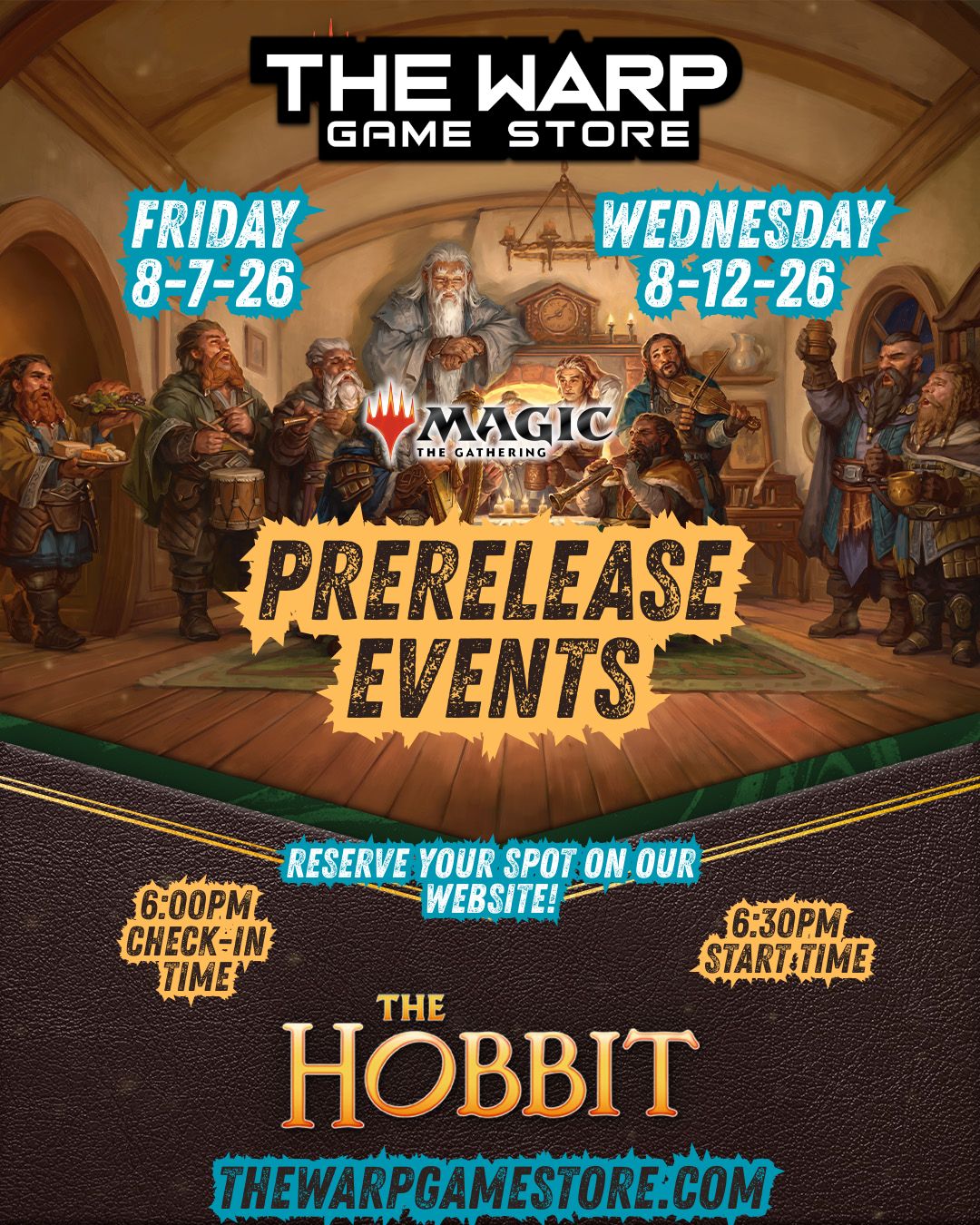 MTG - UB - The Hobbit - Prerelease Event - Wednesday - 8/12/26 - 6/6:30pm