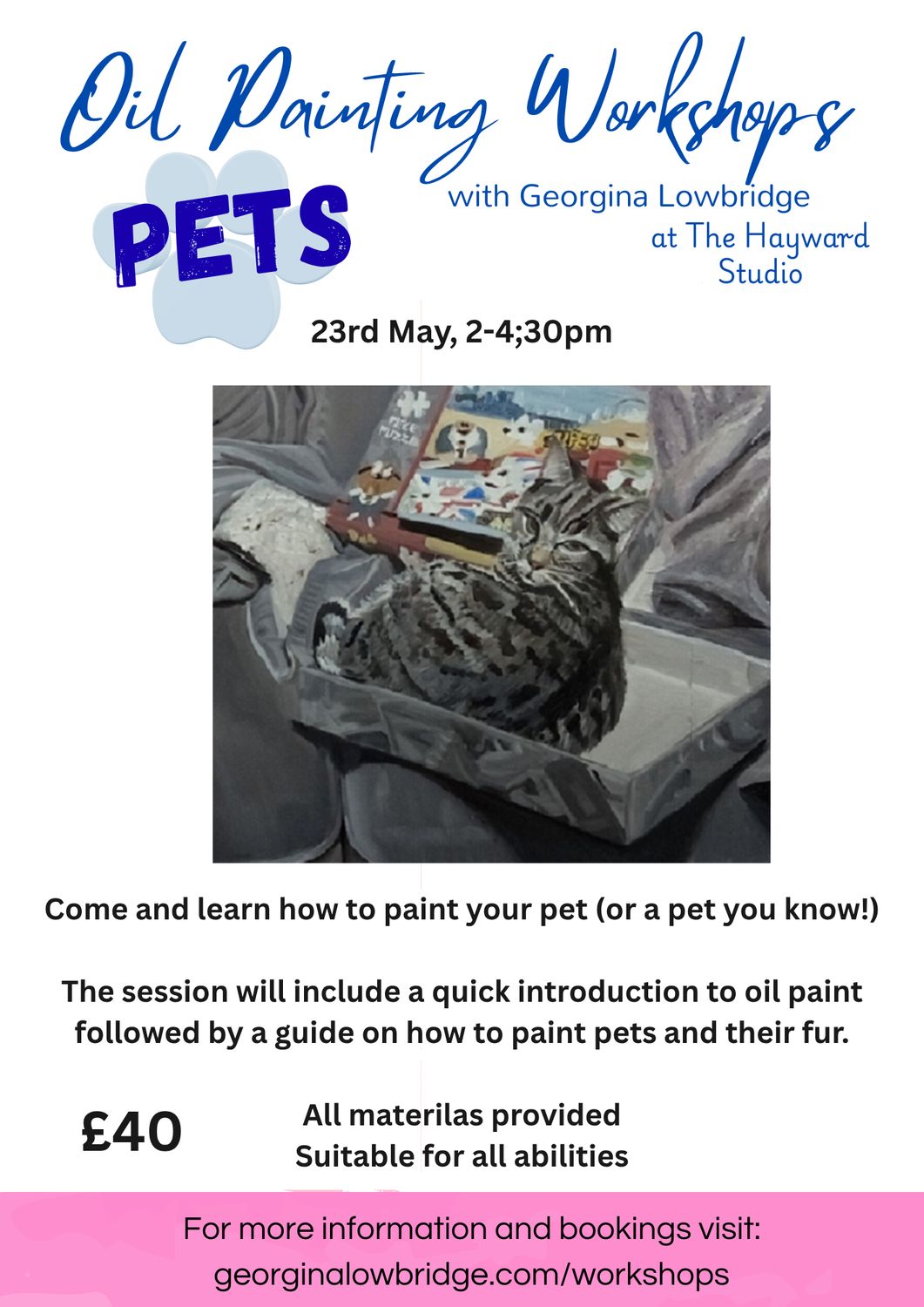 Pets Oil Painting Workshop