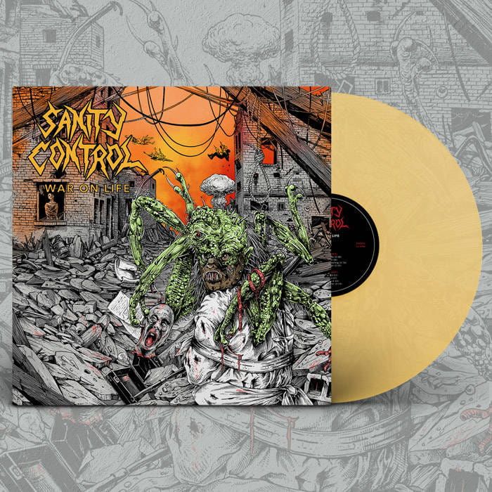 SANITY CONTROL - War On Life LP (CRISTAL YELLOW)