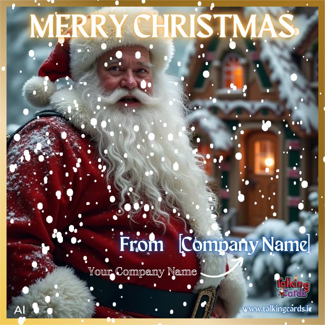 Corporate Santa’s Personalised Talking Card