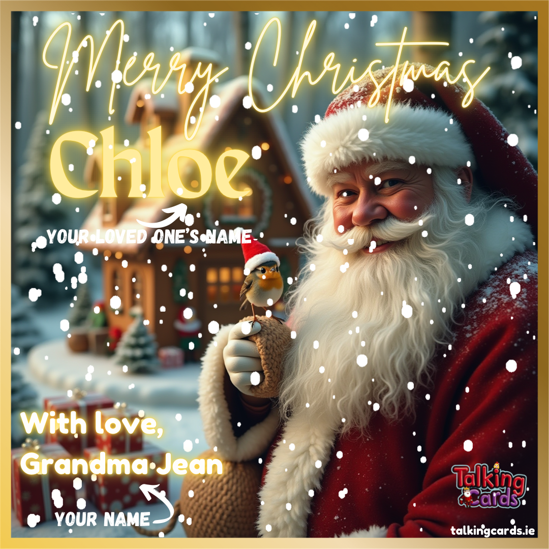 Santa’s Silly Personalised Talking Card