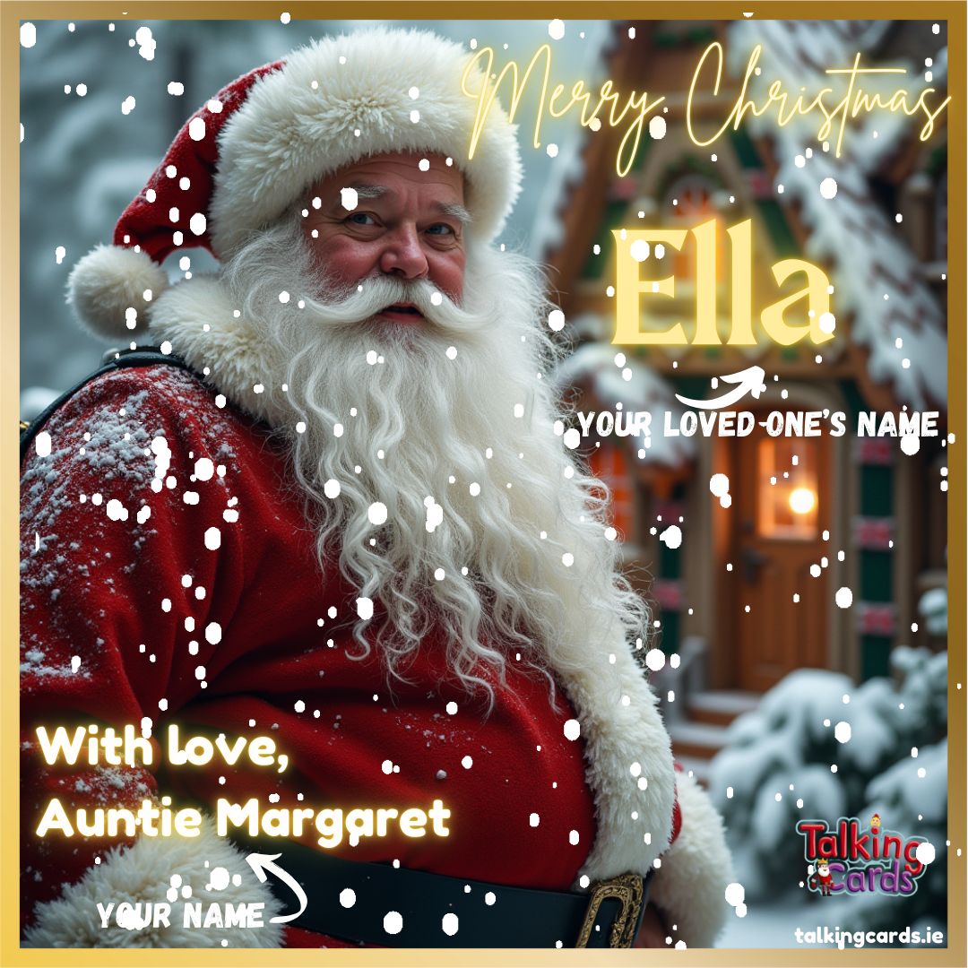 Santa’s Personalised Talking Card