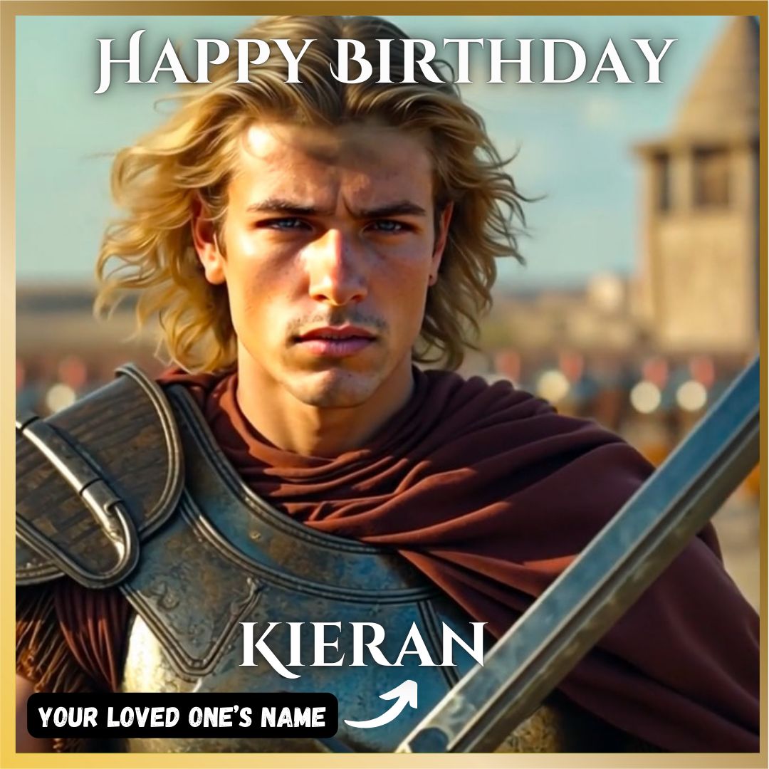 Alexander The Great Personalised Talking Card