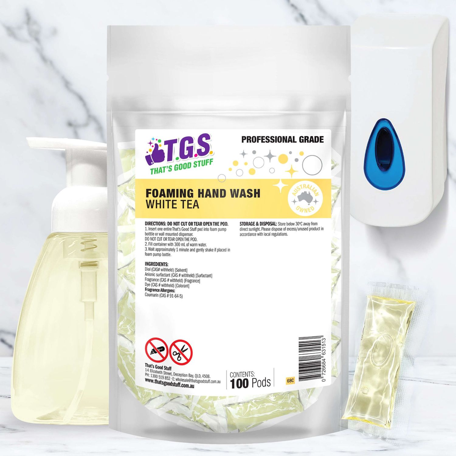 White Tea Foaming hand Wash