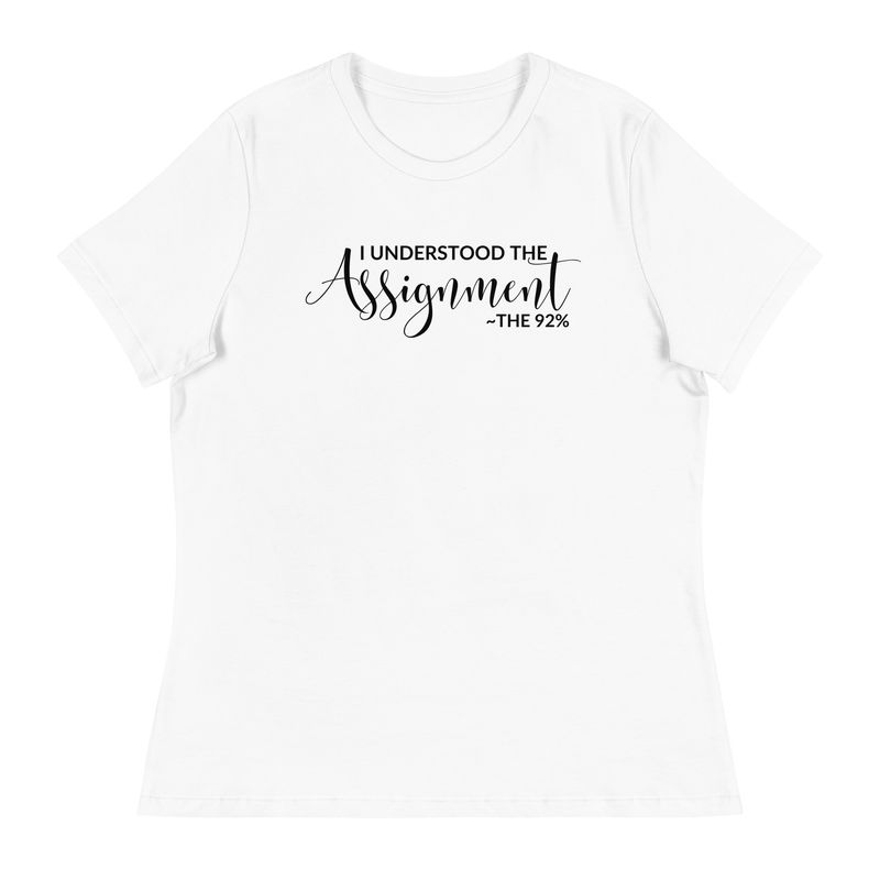 "Assignment" - Women's Relaxed T-Shirt