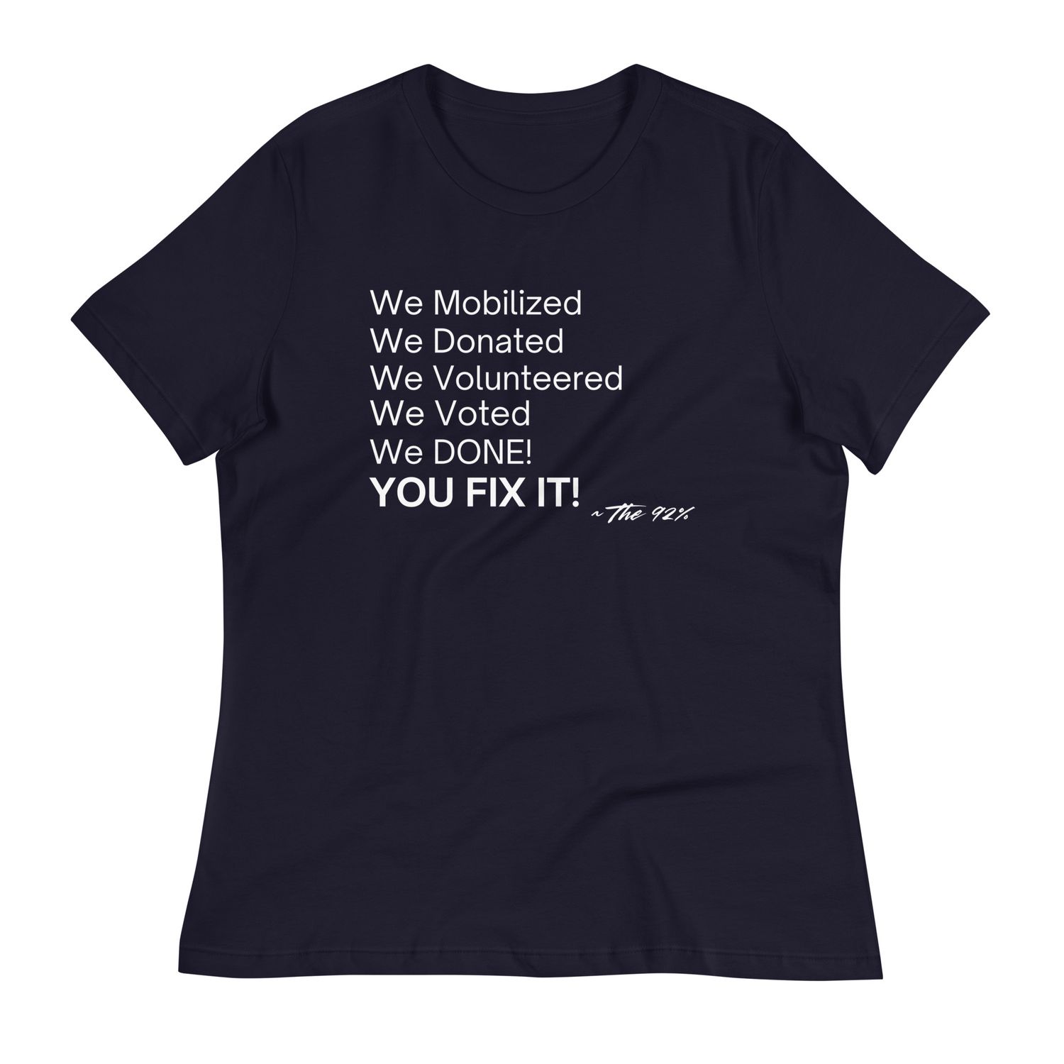 "You Fix It" Women's Relaxed T-Shirt (12 Colors)