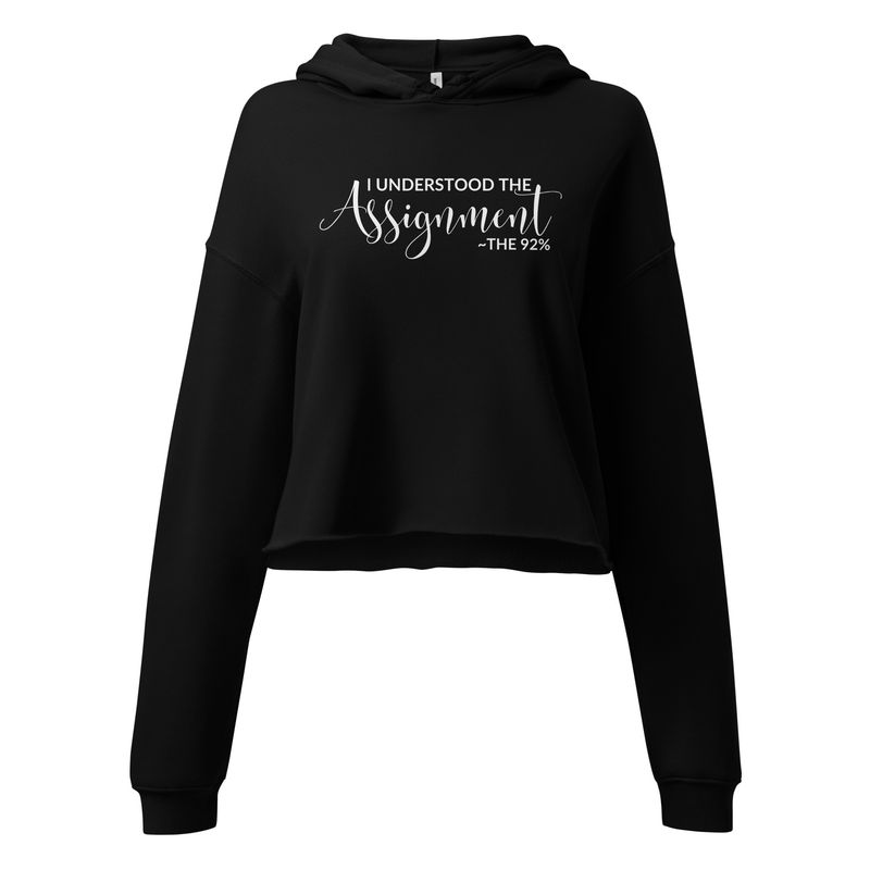 "Assignment" Crop Hoodie (3 Colors)