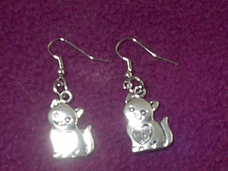 Cat earrings
