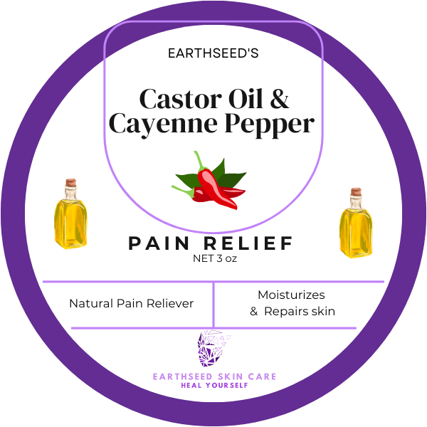 Castor Oil and Cayenne Pepper Pain Relief