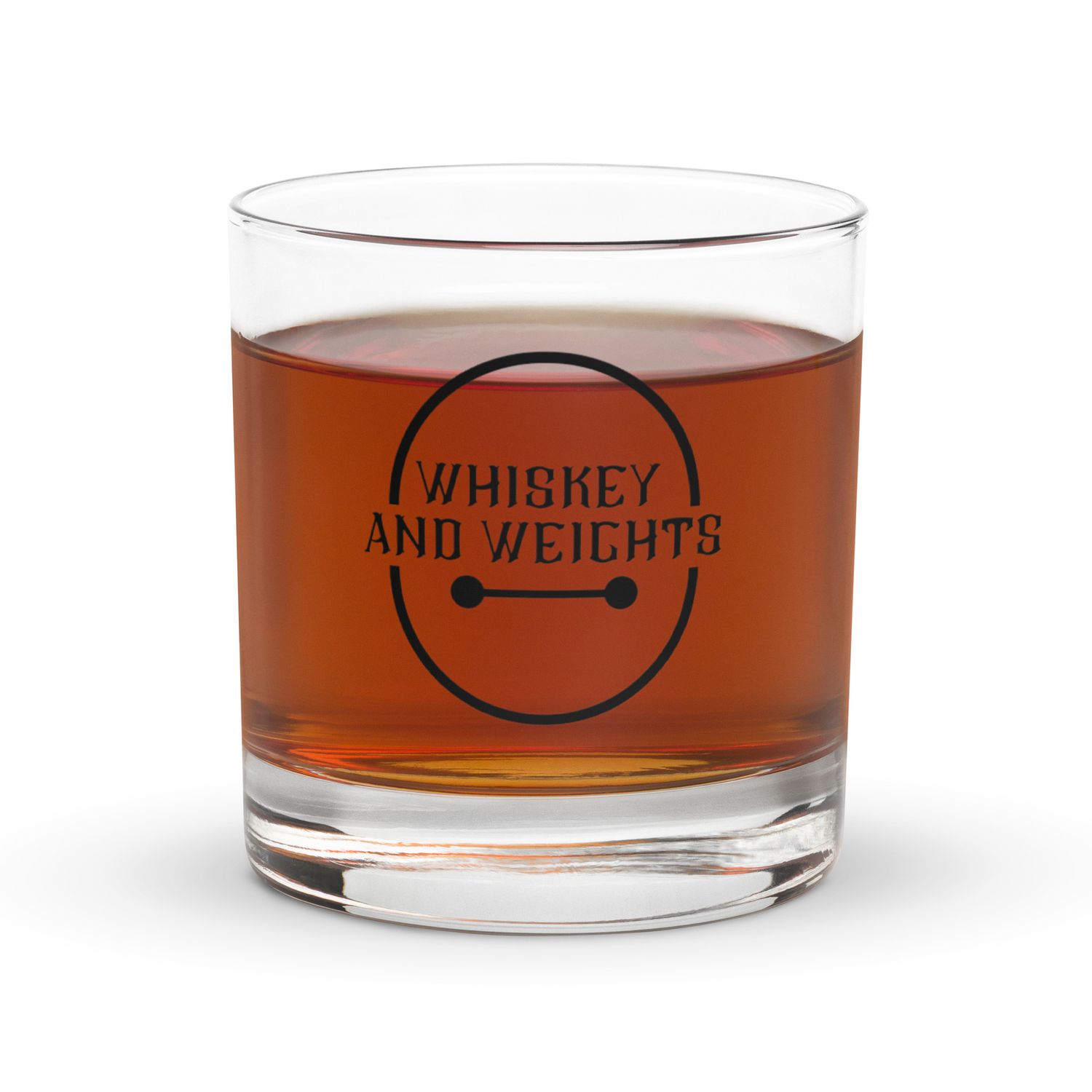 Whiskey and Weights Rocks glass