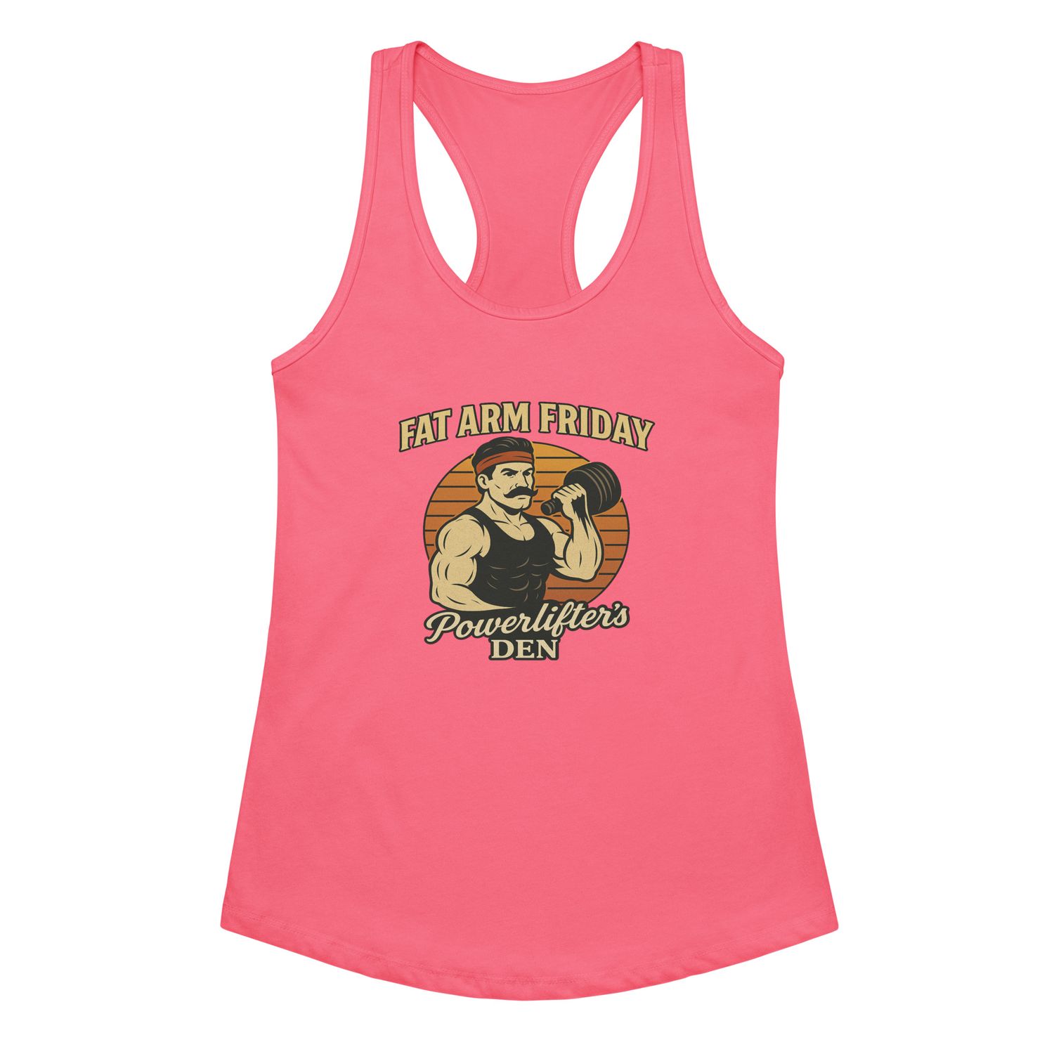Women’s Fat Arm Friday Retro Tank Top