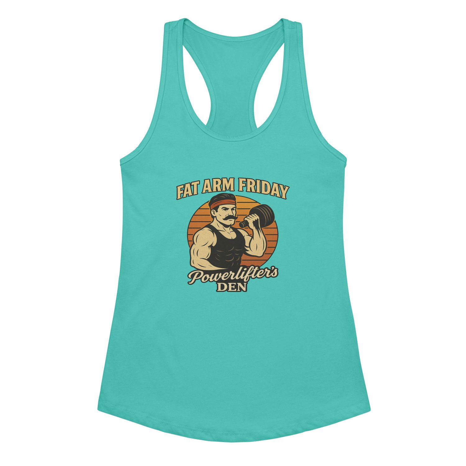 Women’s Fat Arm Friday Retro Tank Top