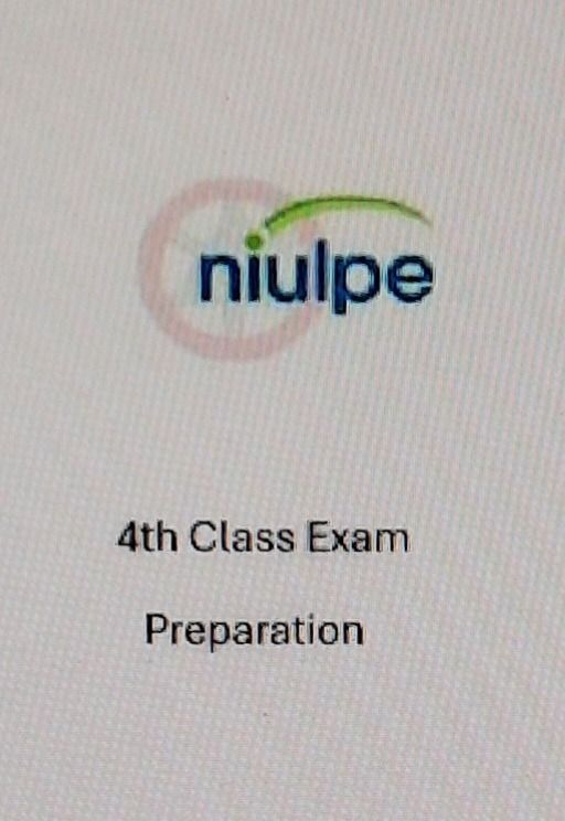 NIULPE 4th Class Exam Preparation