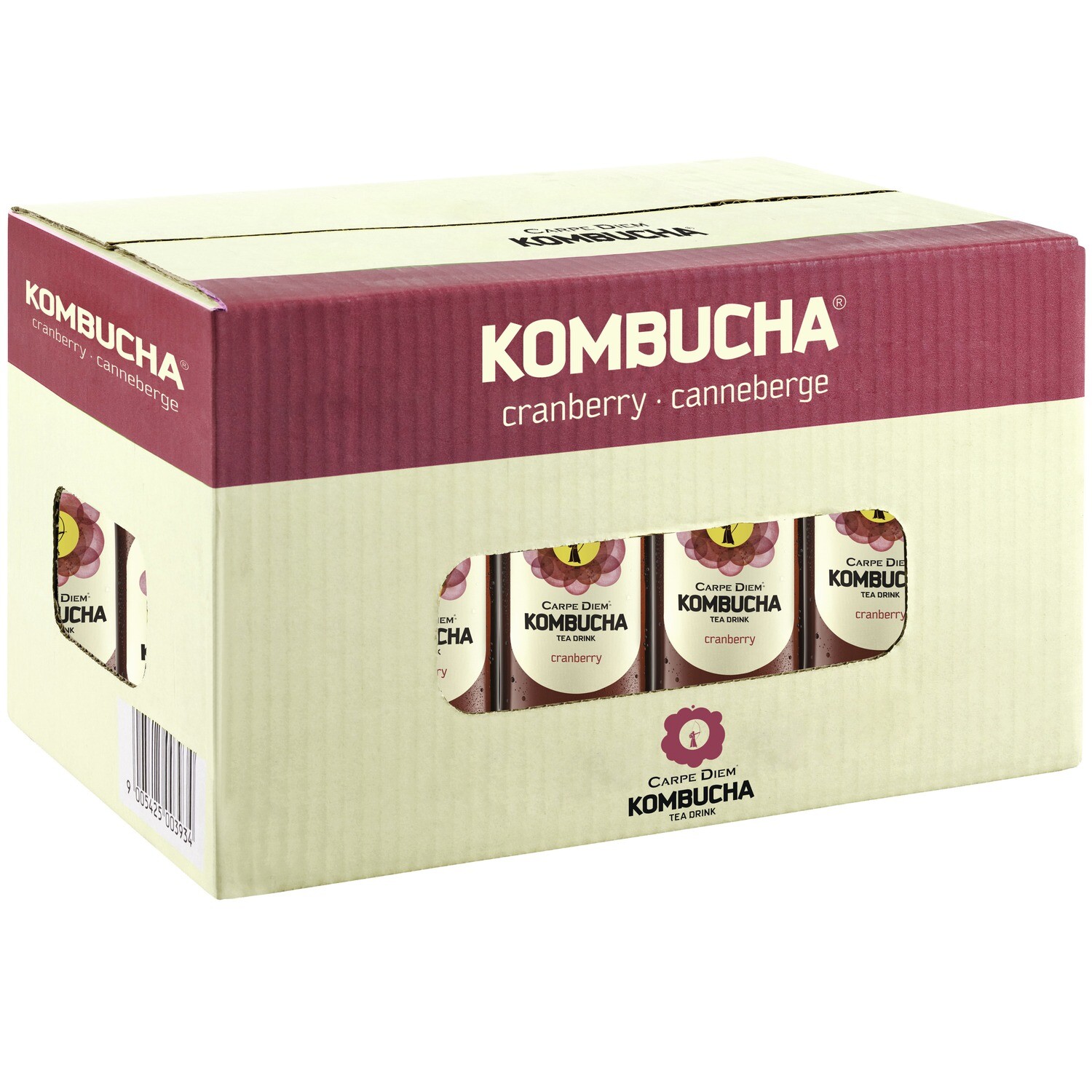 Carpe Diem Kombucha Cranberry Flasche EW 0,25x24 Karton
