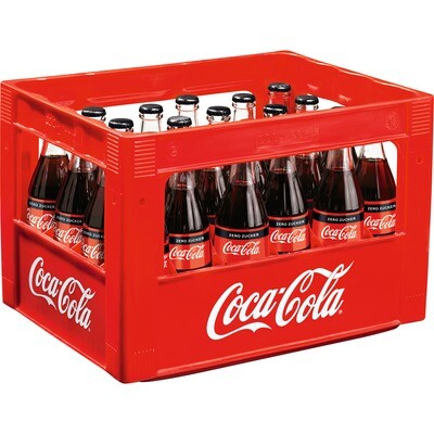 Coca-Cola Flasche Zero MW 0,33x24 Kiste