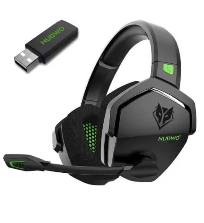 Casque Gaming NUBWO G06 Sans Fil USB Bluetooth avec Microphone pour PS5, PS4, PC, NS