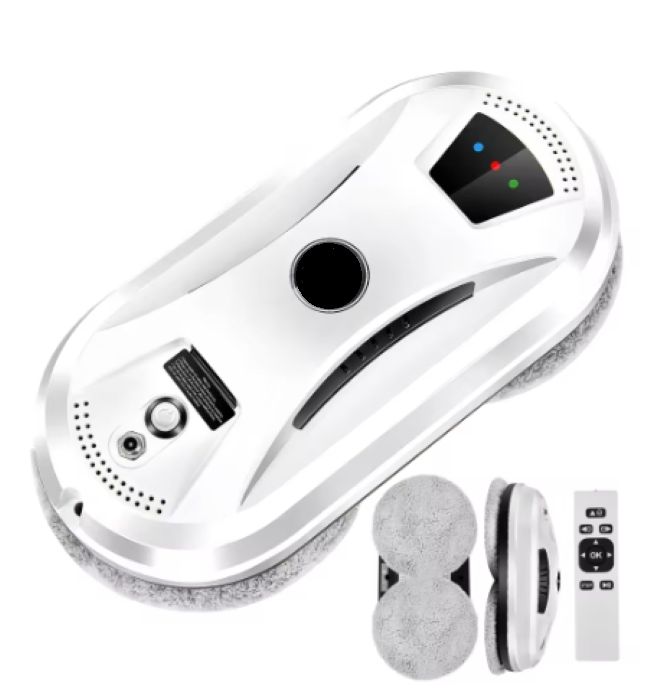 Robot Nettoyeur de Vitres, Navigation Intelligente, Laveur de Vitres avec Télécommande