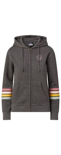 Ladies Naamah Stripe Sleeve Full Zip