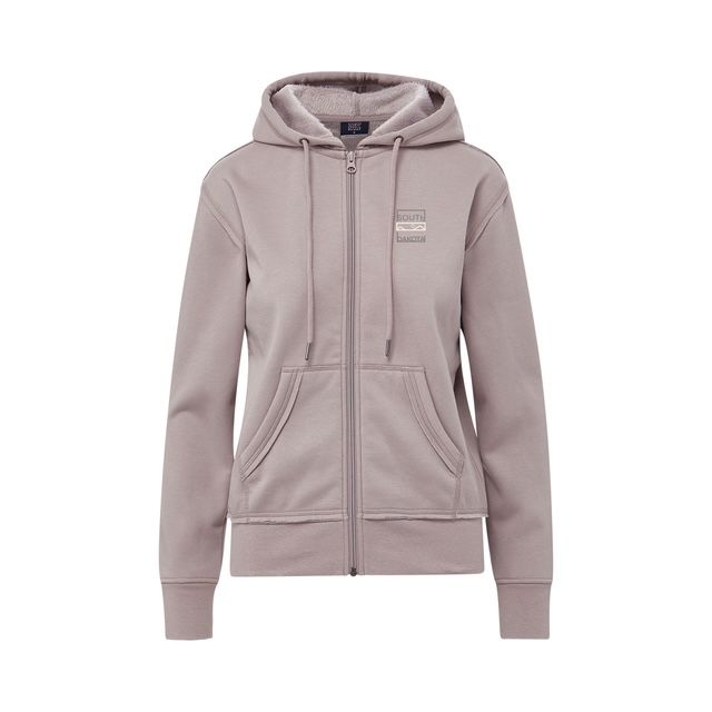 Celeste Plush Full Zip Smokey Taupe