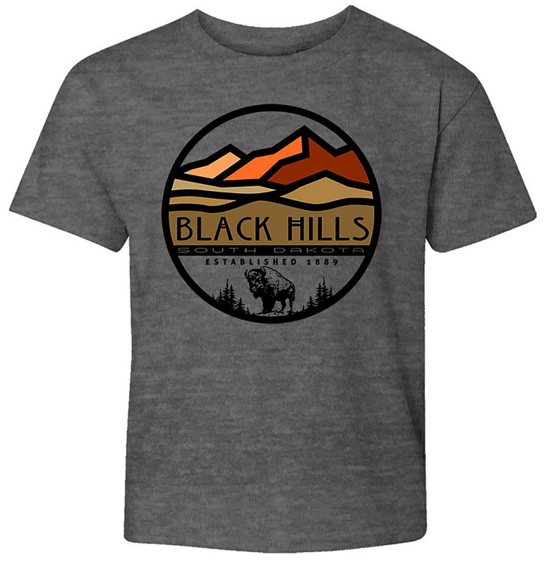 Youth Crumple Mountain Buffalo T-shirt