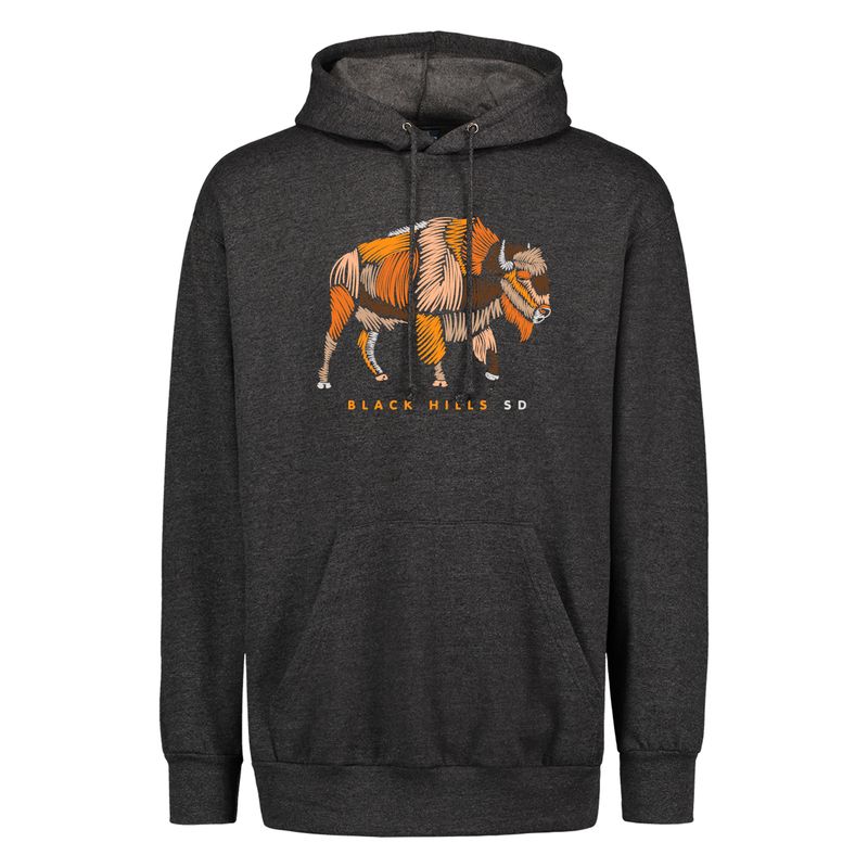 Comfort Fleece Hood BH Bison Char  139