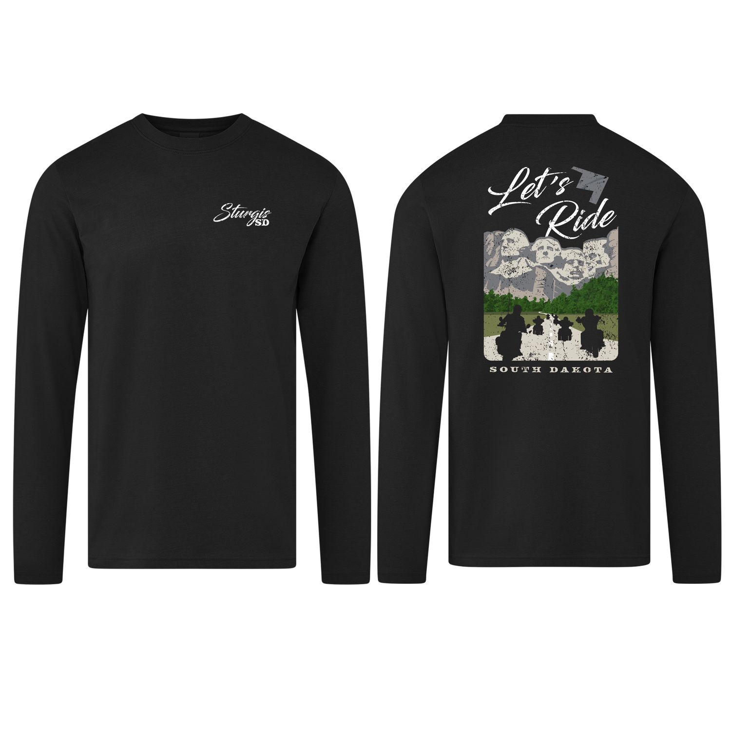 LS Lets Ride Peace Goods Tee Blk