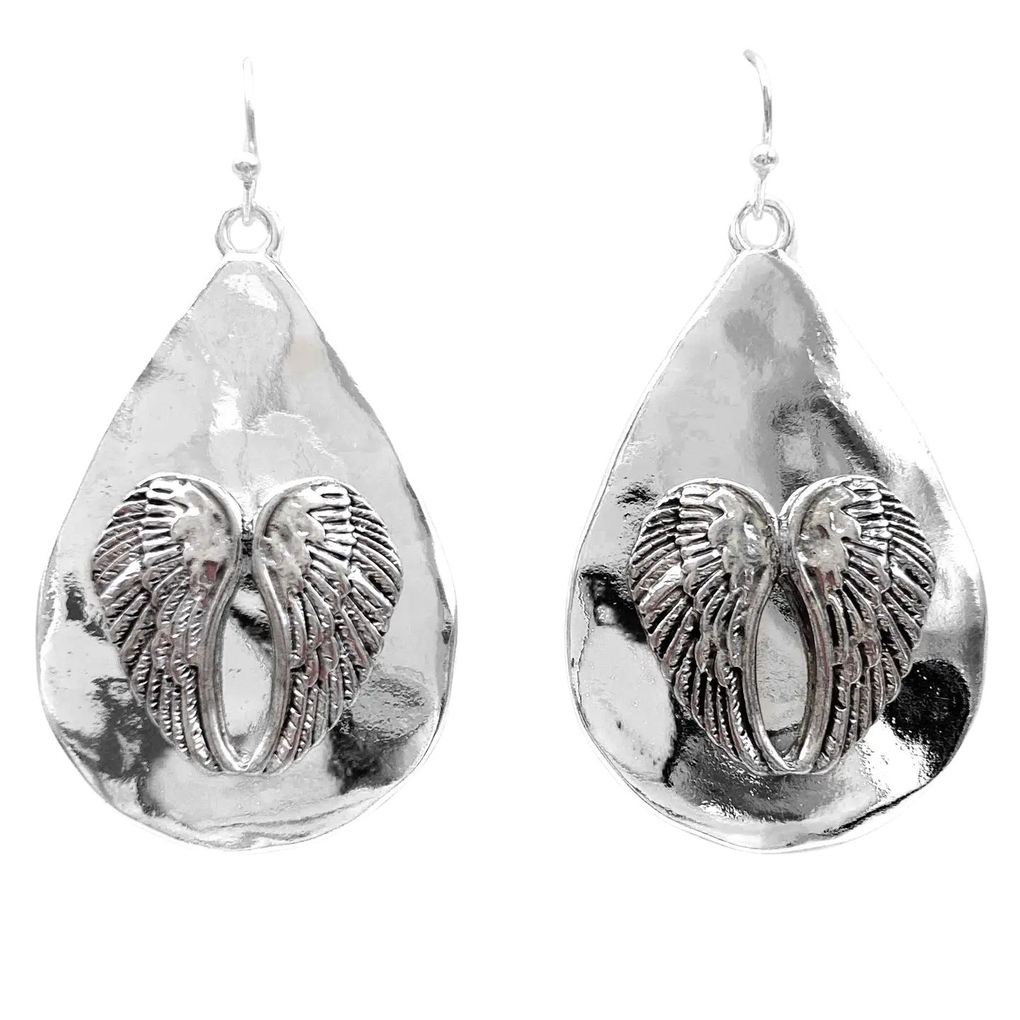 Angel Wings Teardrop Dangle Ear