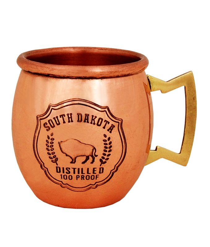 South Dakota  Copper Shot Mug