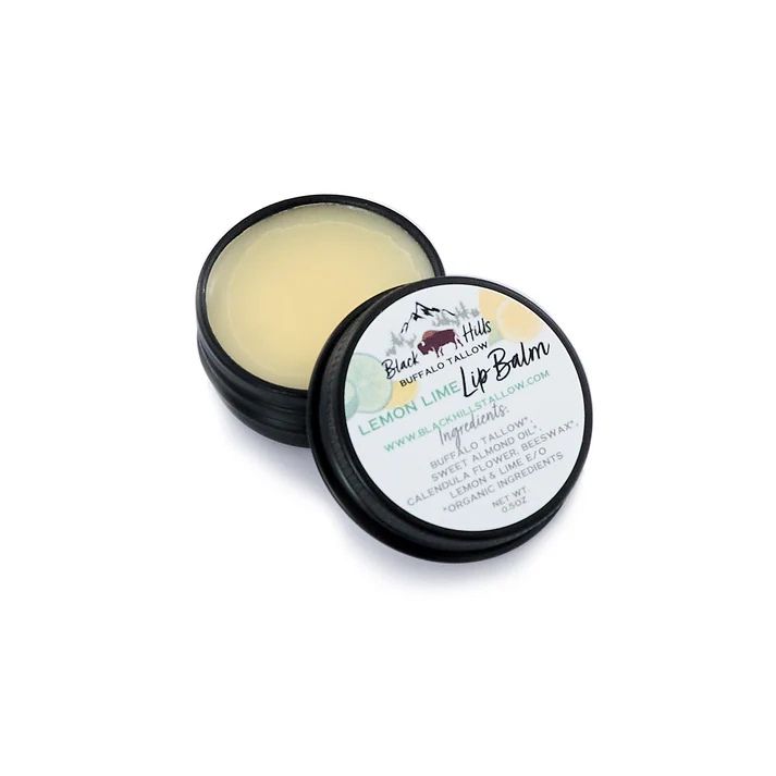 Buffalo Tallow Lip Balm Lemon Lime