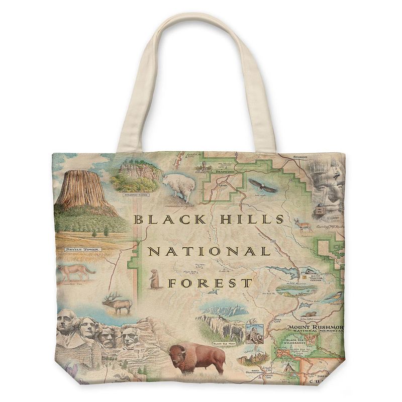 Canvas Tote Bag-Black Hills NF
