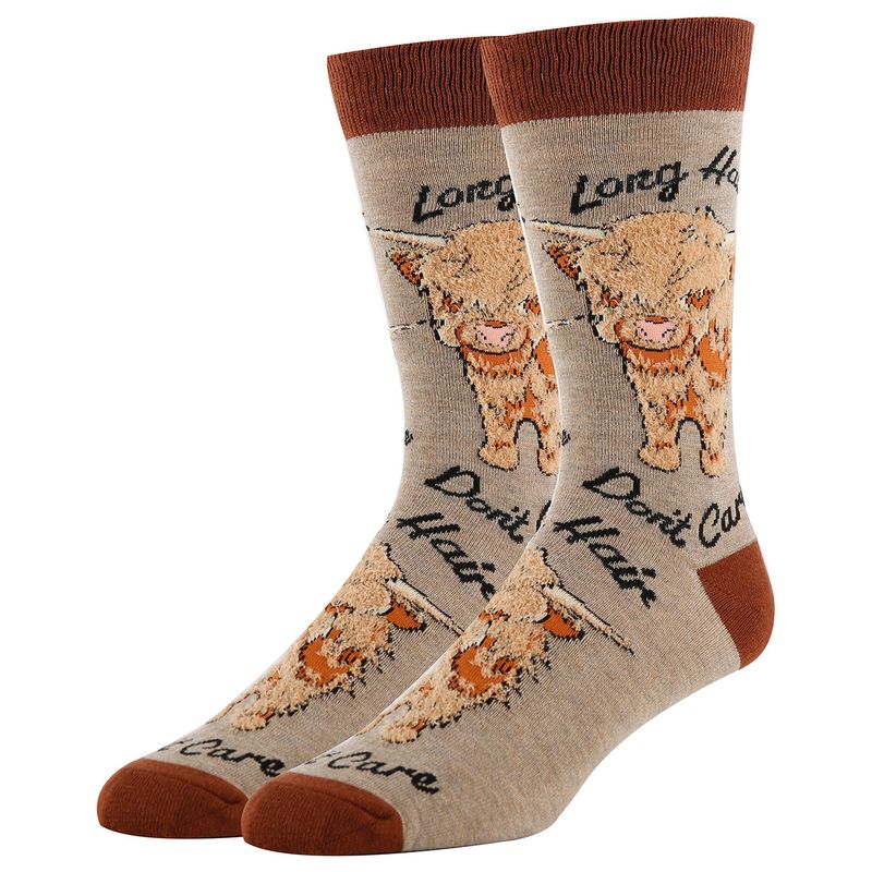 Long Hair Don't Care Socks