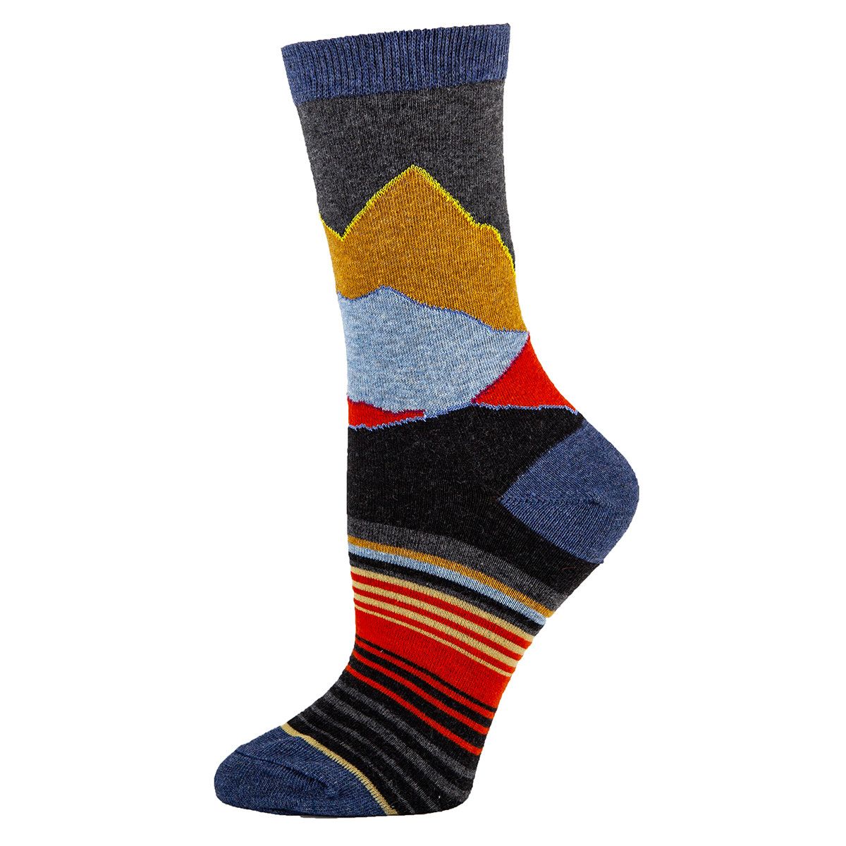 Womens Crew Socks-Midnight Skys