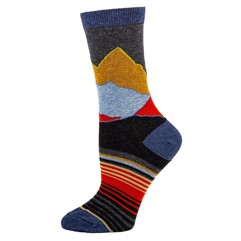 Womens Crew Socks-Midnight Skys