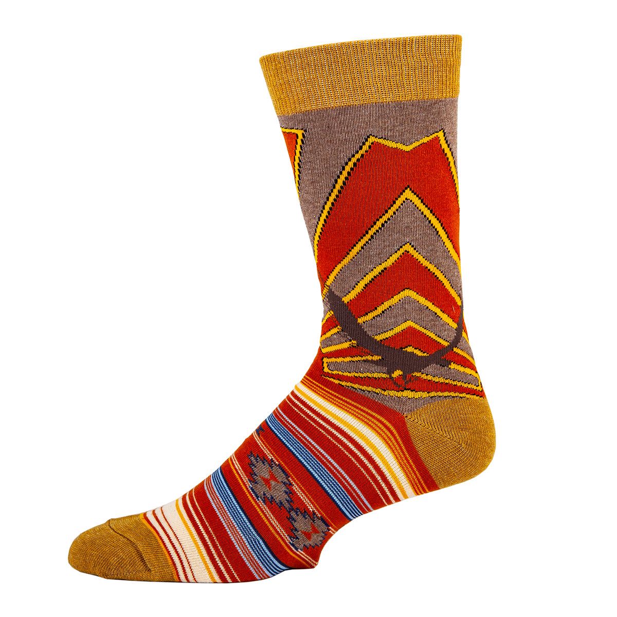 Men's Crew Socks - Sun Rays