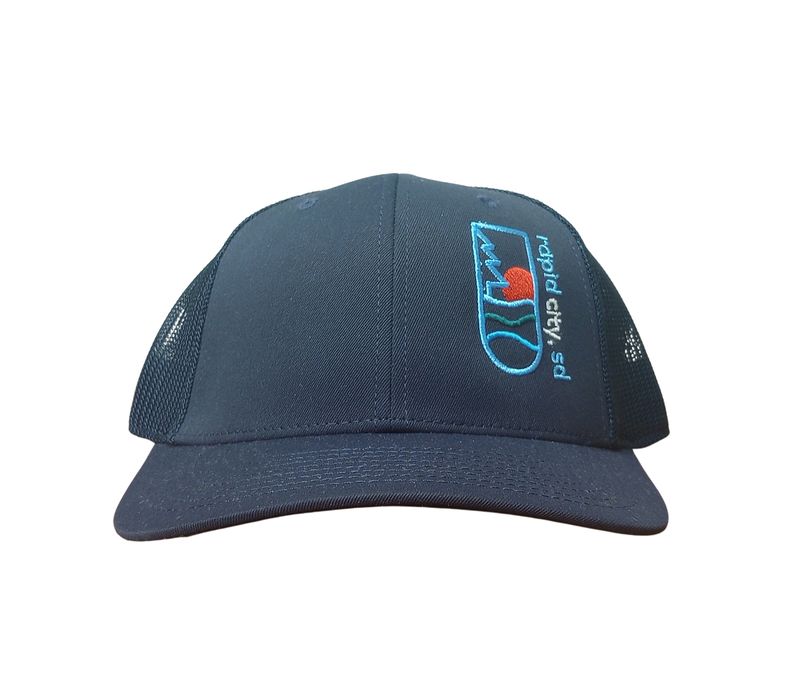 Navy Blue Rapid City SD Trucker Hat
