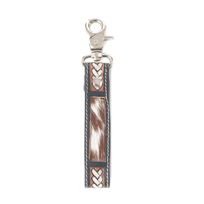 Braided Buckle Key Fob Bronze S-12140