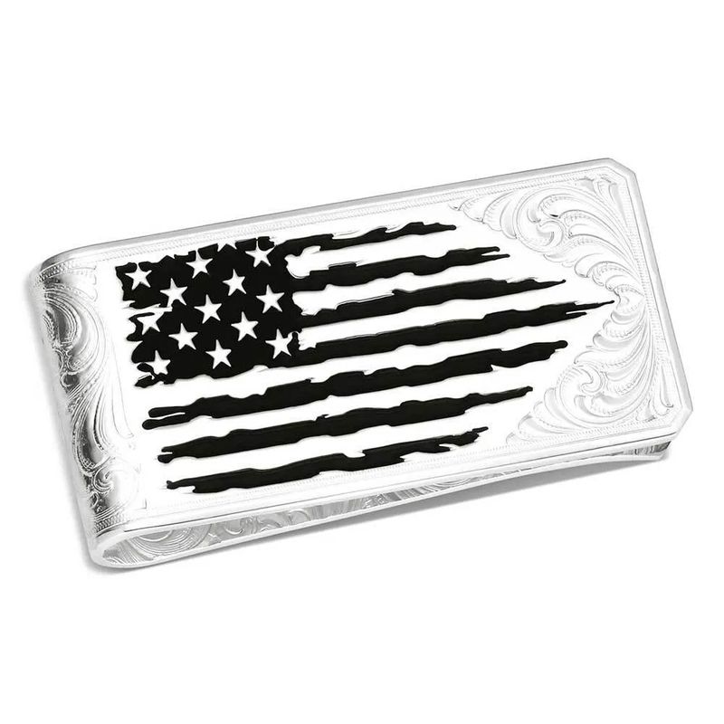 MCL-AmerMade-SlvrFlag w/blk