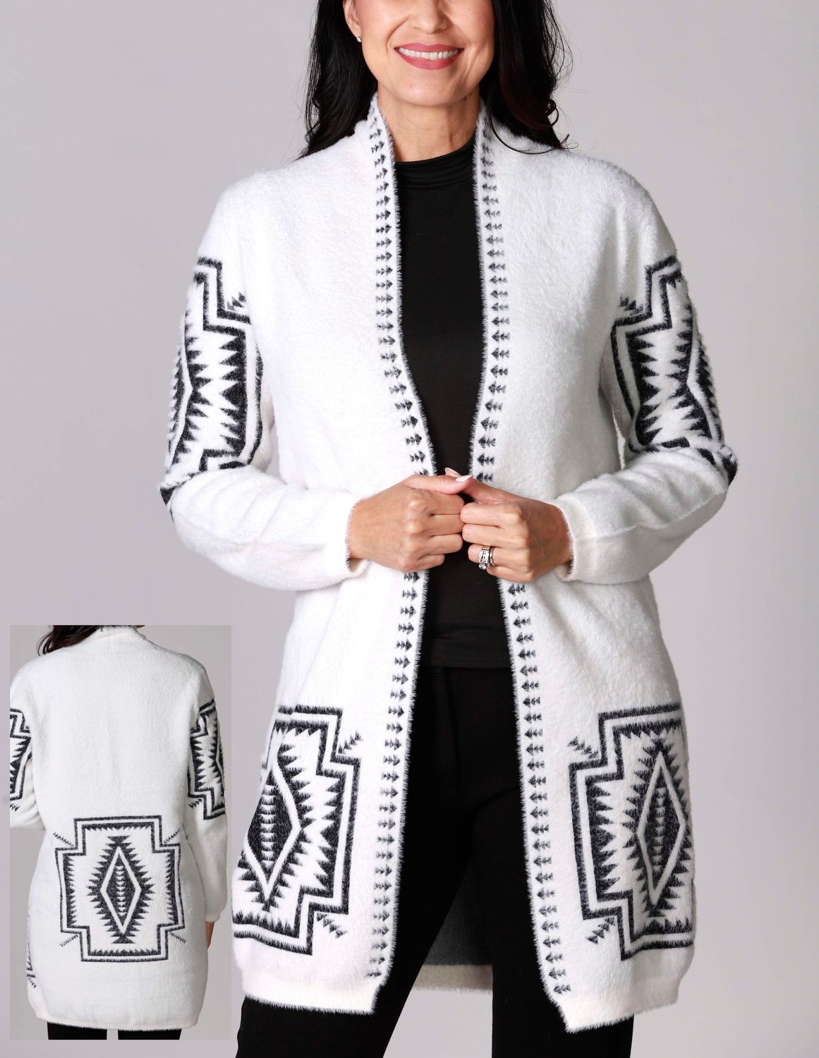 Jaime White Cardigan